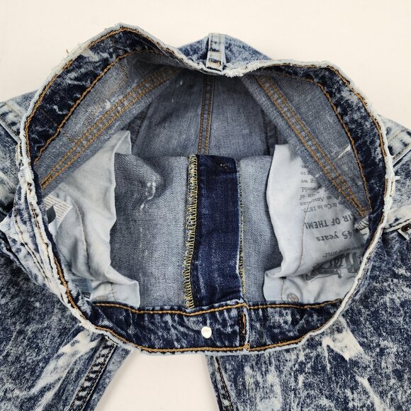 Levis Jeans Mens 32x32 Blue 512 Vintage Stone Wash Tapered Denim - Picture 4 of 12